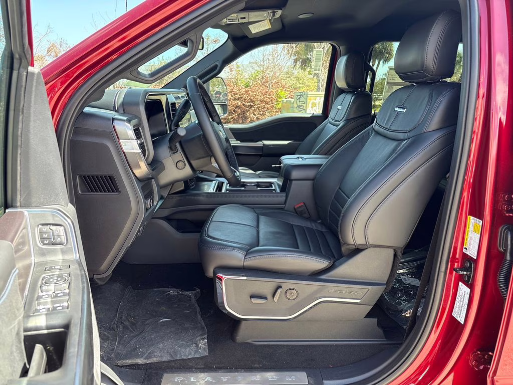 2026 Ruby Red Metallic Tinted Clearcoat Ford Super Duty F-350 SRW Platinum 4X4 Truck