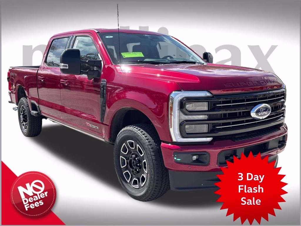 2026 Ruby Red Metallic Tinted Clearcoat Ford Super Duty F-350 SRW Platinum 4X4 Truck