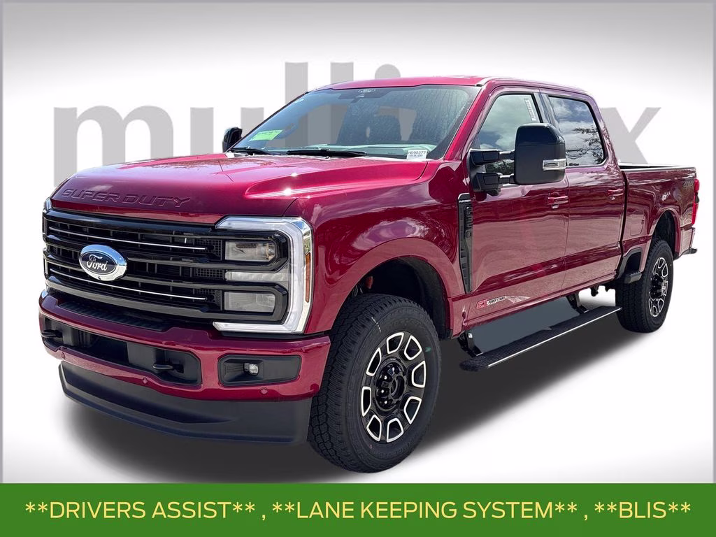 2026 Ruby Red Metallic Tinted Clearcoat Ford Super Duty F-350 SRW Platinum 4X4 Truck
