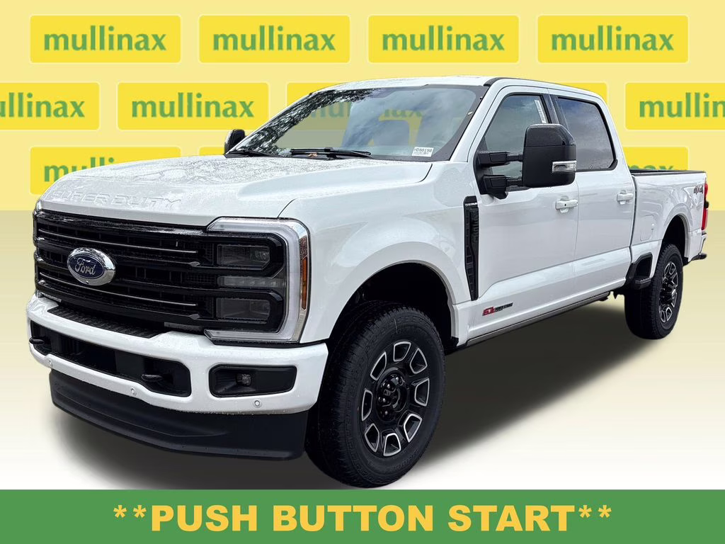 2026 Star White Metallic Tri-Coat Ford Super Duty F-350 SRW Platinum 4X4 Truck