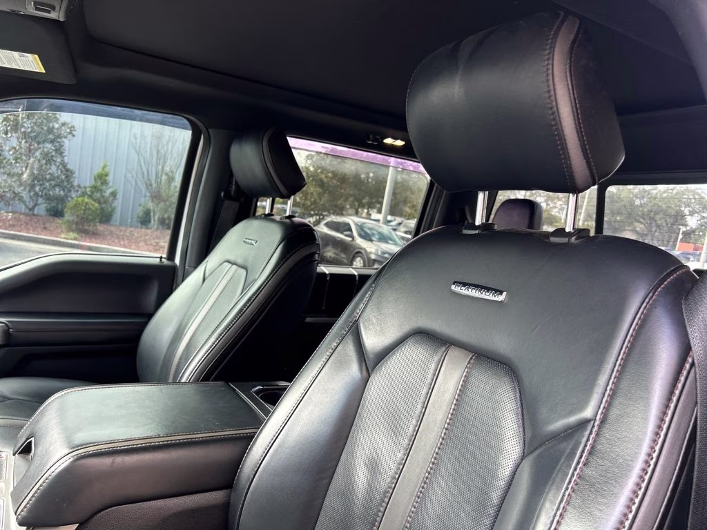 2020 Star White Metallic Tri-Coat Ford F-150 Platinum 4X4 Truck