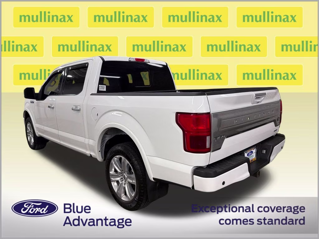 2020 Star White Metallic Tri-Coat Ford F-150 Platinum 4X4 Truck