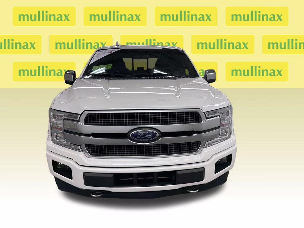 2020 Star White Metallic Tri-Coat Ford F-150 Platinum 4X4 Truck