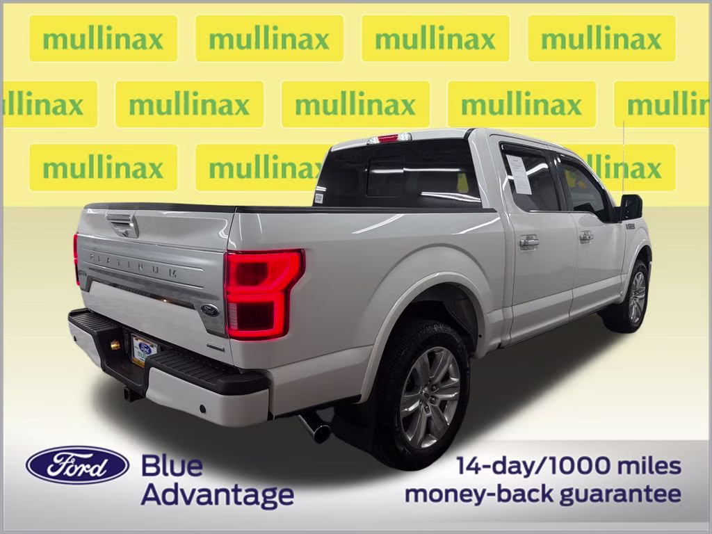 2020 Star White Metallic Tri-Coat Ford F-150 Platinum 4X4 Truck