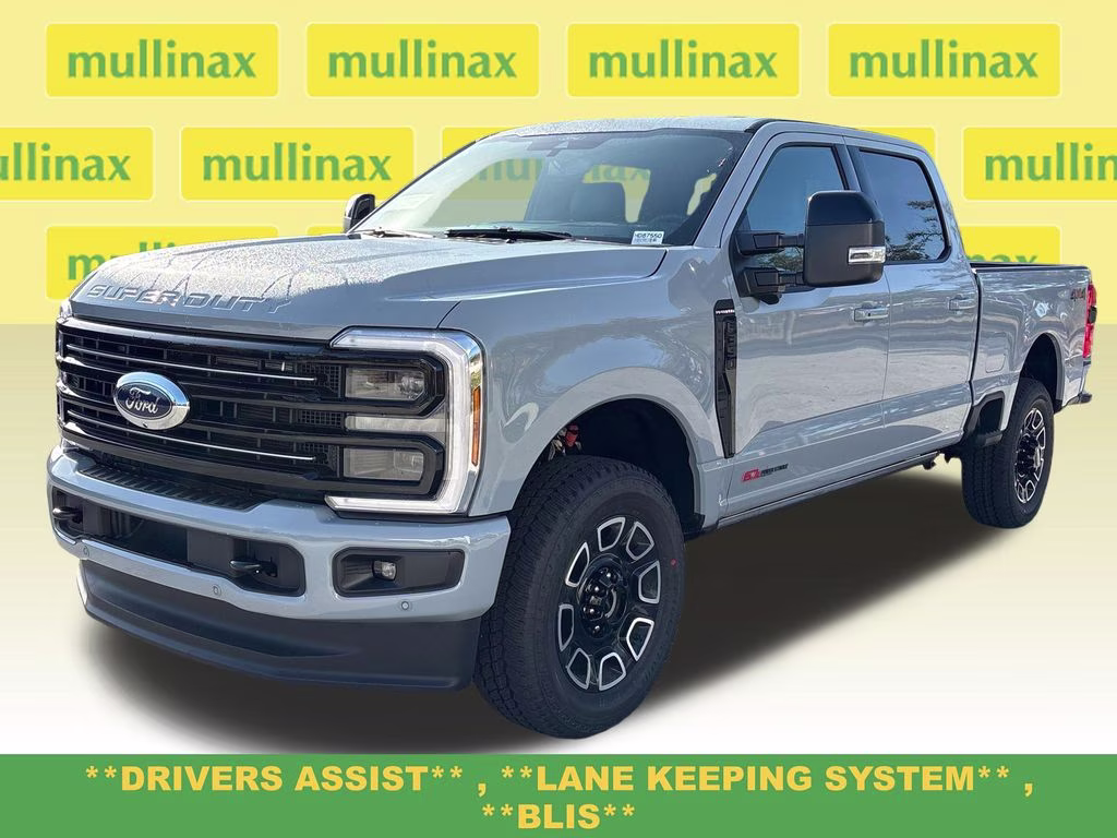 2026 Glacier Gray Metallic TriCoat Ford Super Duty F-350 SRW Platinum 4X4 Truck