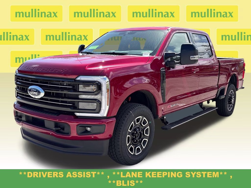 2026 Ruby Red Metallic Tinted Clearcoat Ford Super Duty F-350 SRW Platinum 4X4 Truck