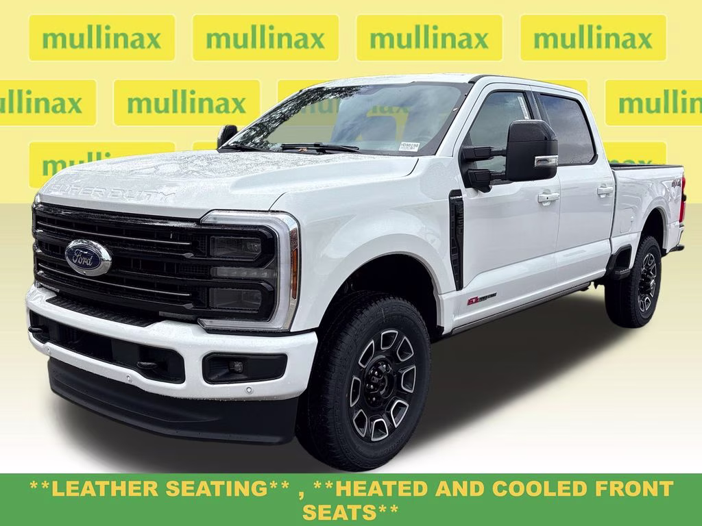 2026 Star White Metallic Tri-Coat Ford Super Duty F-350 SRW Platinum 4X4 Truck