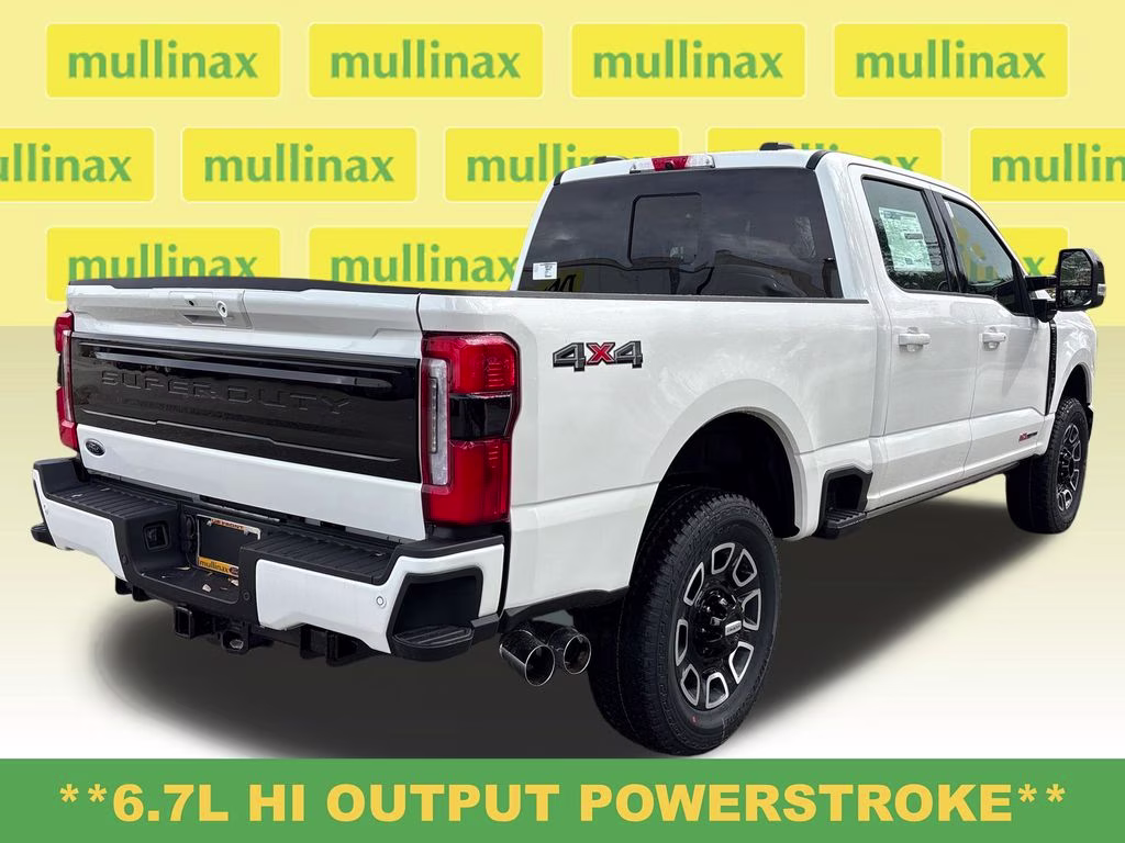 2026 Star White Metallic Tri-Coat Ford Super Duty F-350 SRW Platinum 4X4 Truck