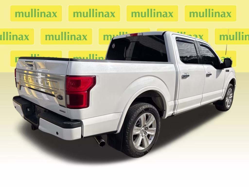 2020 Star White Metallic Tri-Coat Ford F-150 Platinum 4X4 Truck