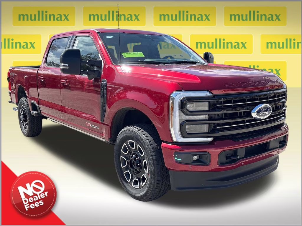 2026 Ruby Red Metallic Tinted Clearcoat Ford Super Duty F-350 SRW Platinum 4X4 Truck