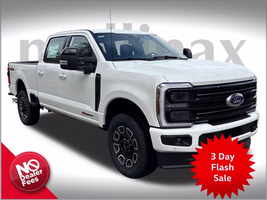 2026 Star White Metallic Tri-Coat Ford Super Duty F-350 SRW Platinum 4X4 Truck