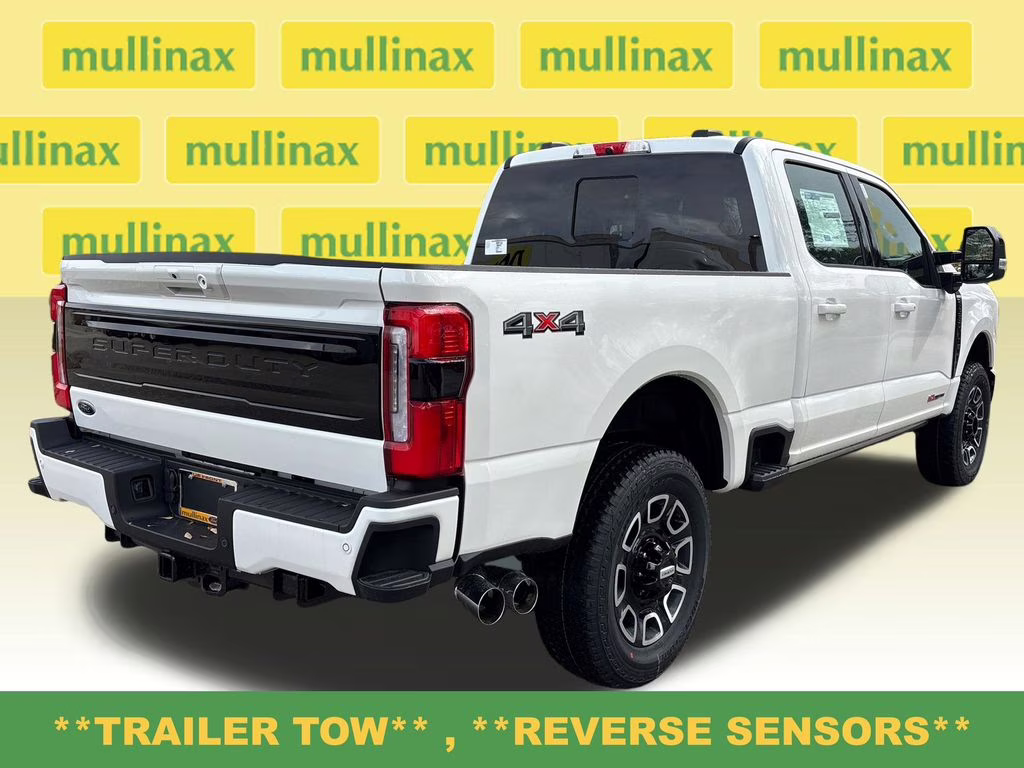 2026 Star White Metallic Tri-Coat Ford Super Duty F-350 SRW Platinum 4X4 Truck