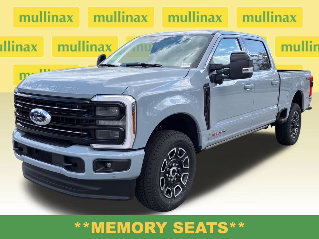 2026 Glacier Gray Metallic TriCoat Ford Super Duty F-350 SRW Platinum 4X4 Truck
