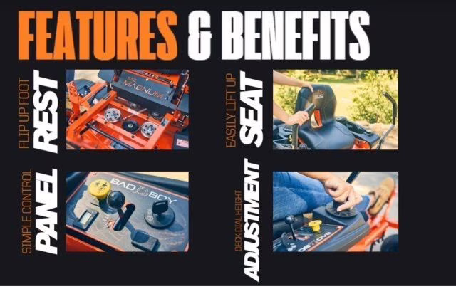 2026 Orange Bad Boy Magnum 60 Kawasaki FR651