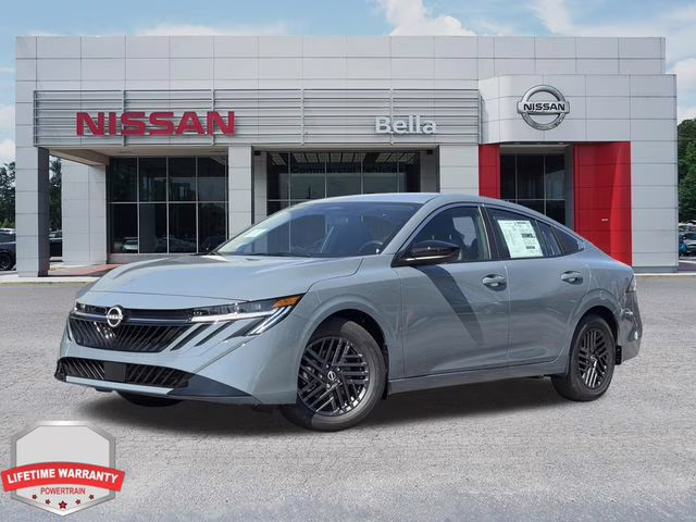 2026 Atlantic Gray Metallic Nissan Sentra SV FWD Sedan