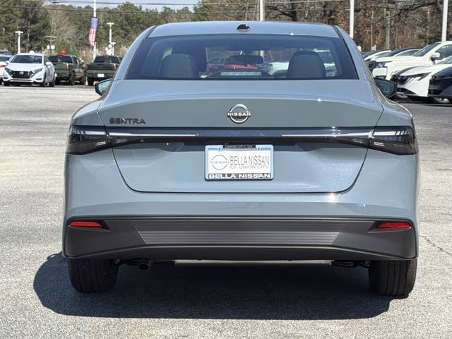 2026 Atlantic Gray Metallic Nissan Sentra SV FWD Sedan