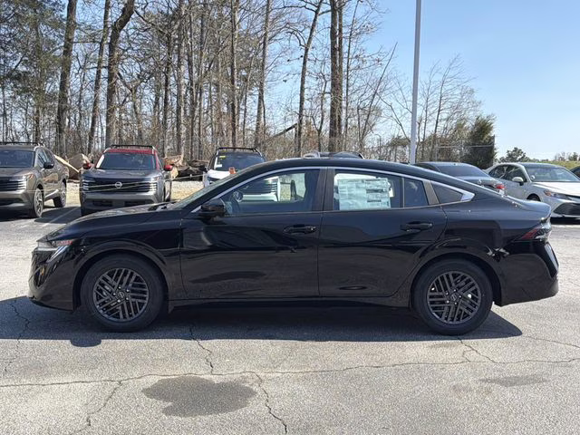 2026 Super Black Nissan Sentra SV FWD Sedan
