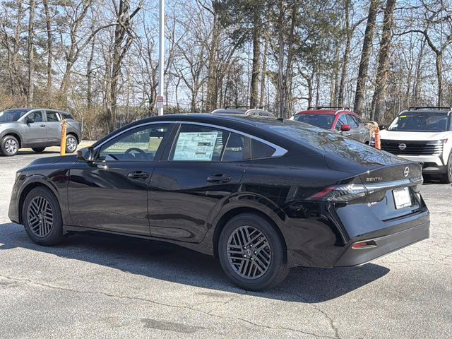 2026 Super Black Nissan Sentra SV FWD Sedan