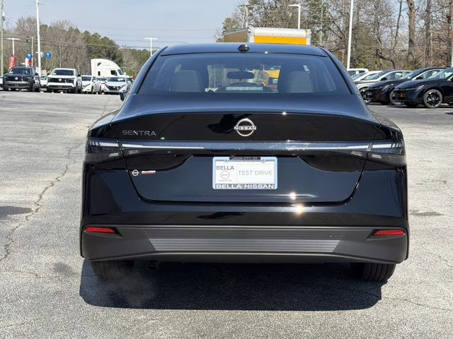 2026 Super Black Nissan Sentra SV FWD Sedan