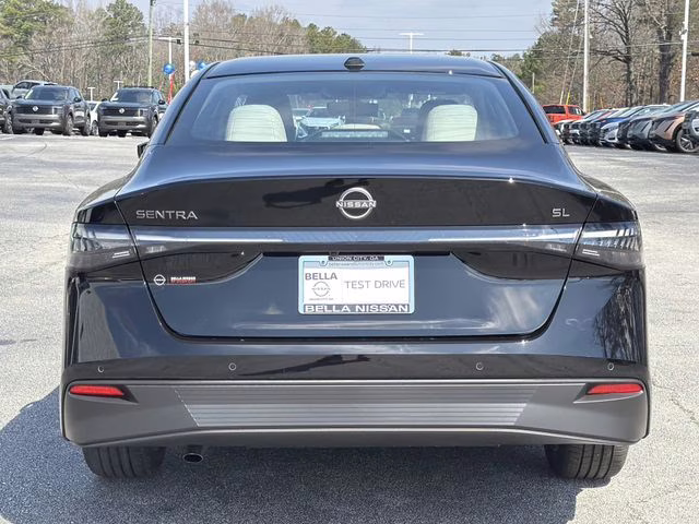 2026 Super Black Nissan Sentra SL FWD Sedan