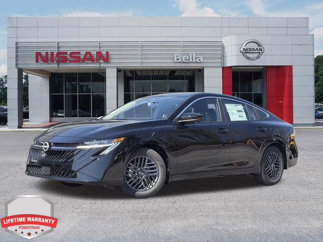 2026 Super Black Nissan Sentra SV FWD Sedan