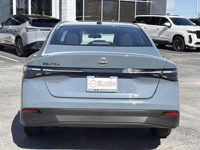 2026 Atlantic Gray Metallic Nissan Sentra SV FWD Sedan