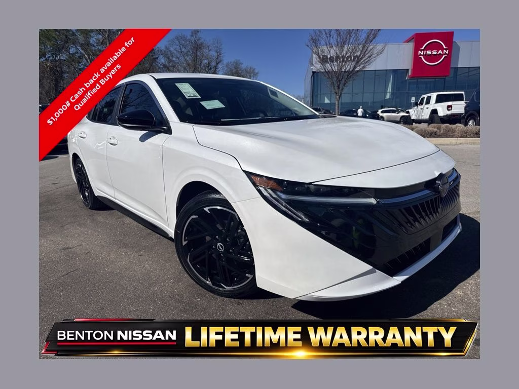 2026 Aspen White Tricoat Nissan Sentra SR FWD Sedan