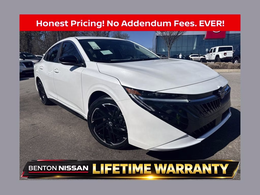 2026 Aspen White Tricoat Nissan Sentra SR FWD Sedan