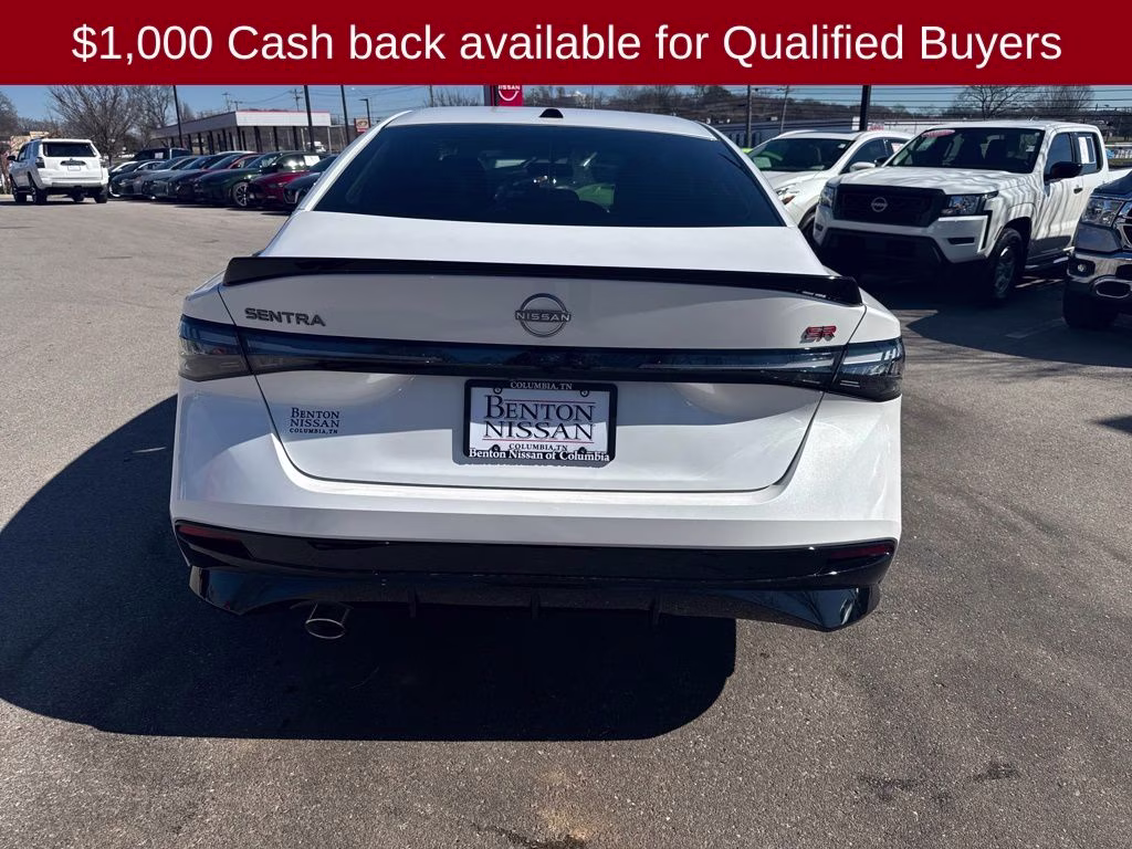 2026 Aspen White Tricoat Nissan Sentra SR FWD Sedan