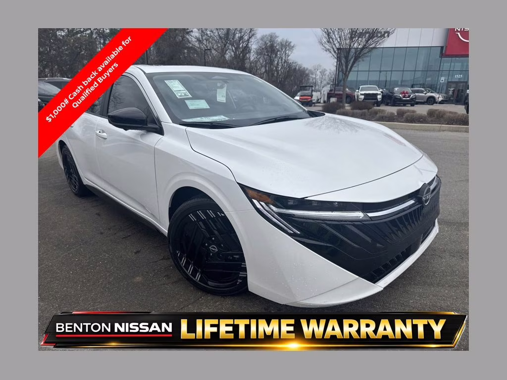 2026 Aspen White Tricoat Nissan Sentra SR FWD Sedan