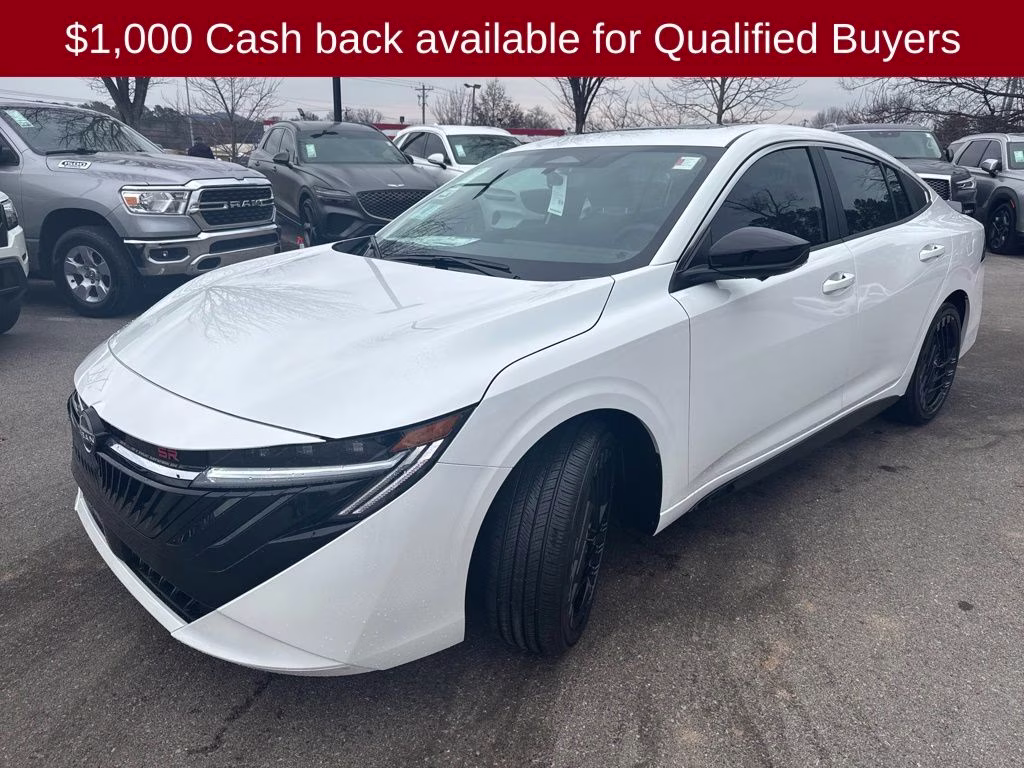 2026 Aspen White Tricoat Nissan Sentra SR FWD Sedan
