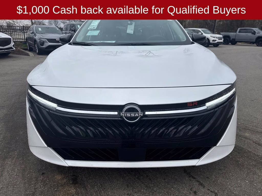 2026 Aspen White Tricoat Nissan Sentra SR FWD Sedan