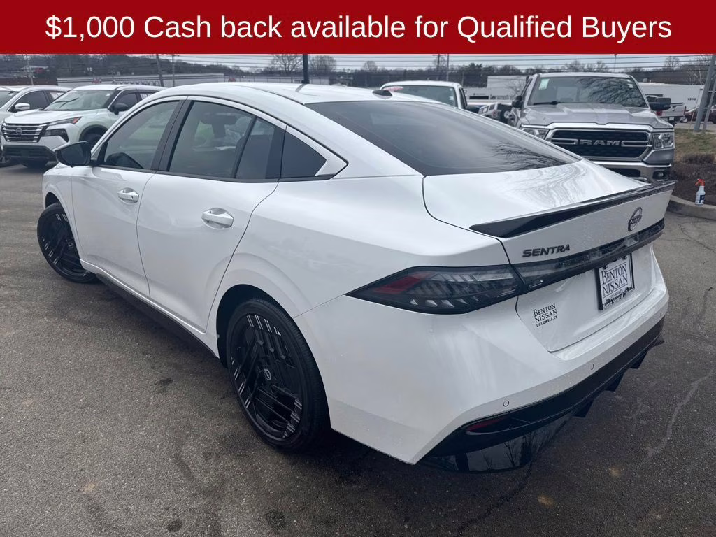 2026 Aspen White Tricoat Nissan Sentra SR FWD Sedan