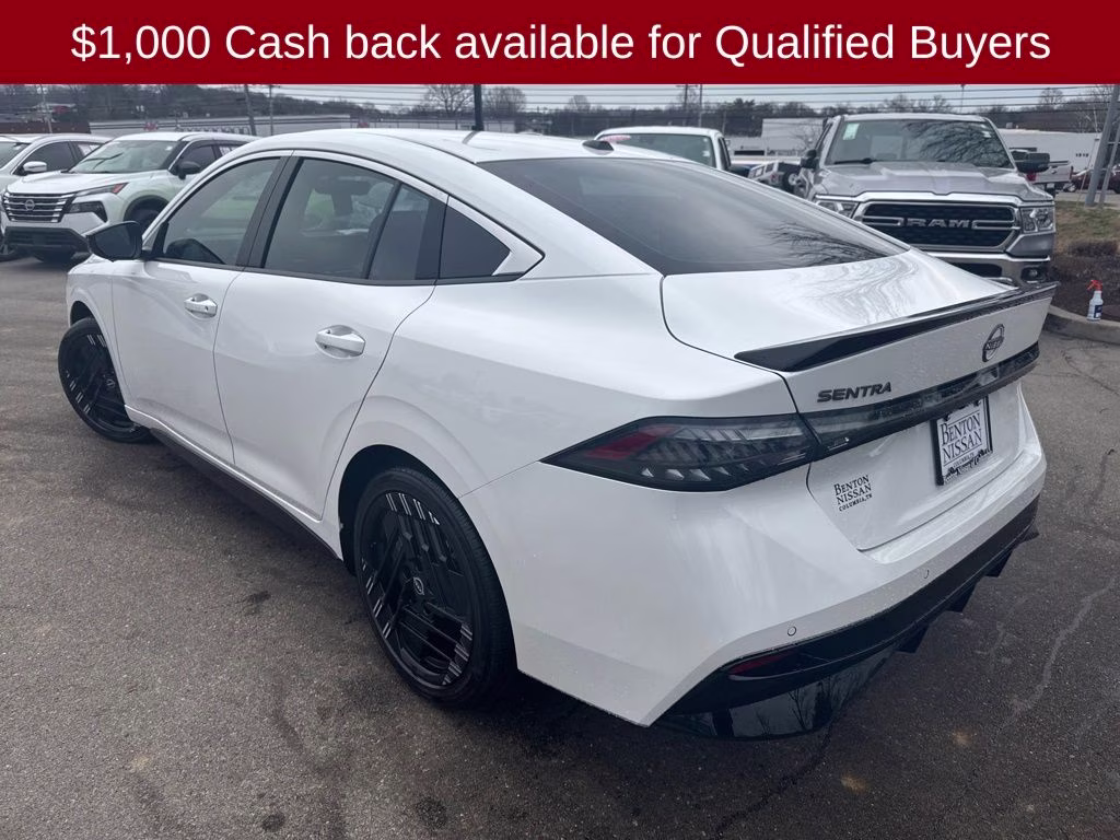 2026 Aspen White Tricoat Nissan Sentra SR FWD Sedan