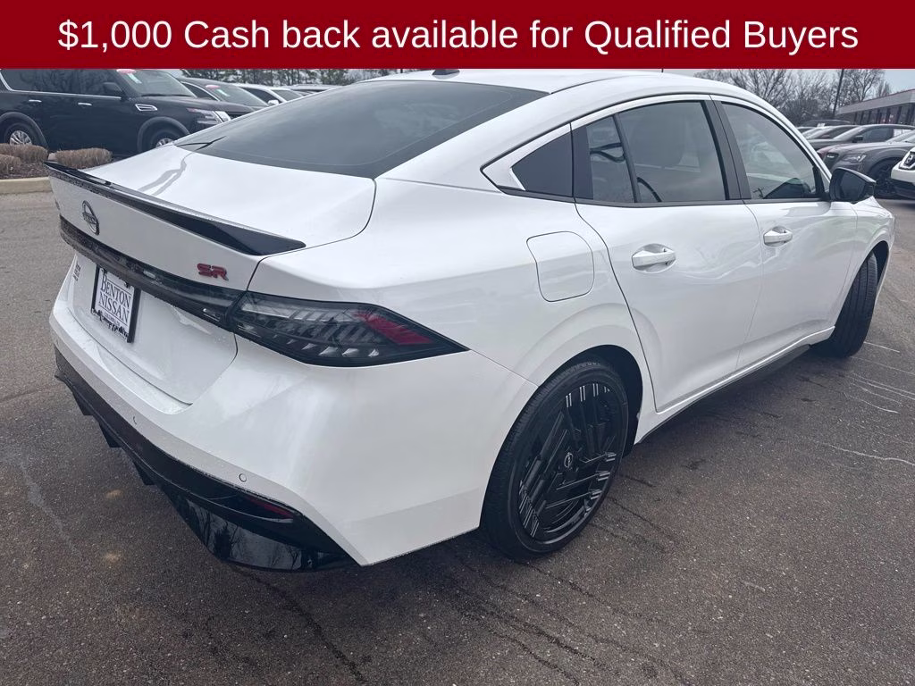 2026 Aspen White Tricoat Nissan Sentra SR FWD Sedan