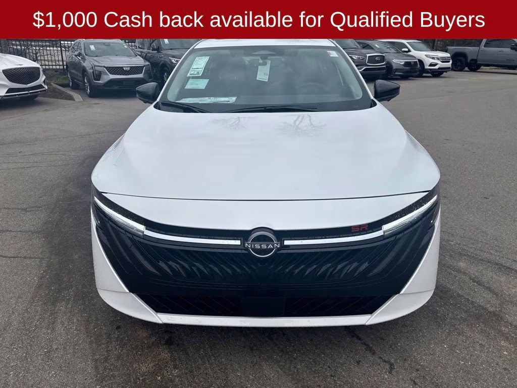 2026 Aspen White Tricoat Nissan Sentra SR FWD Sedan