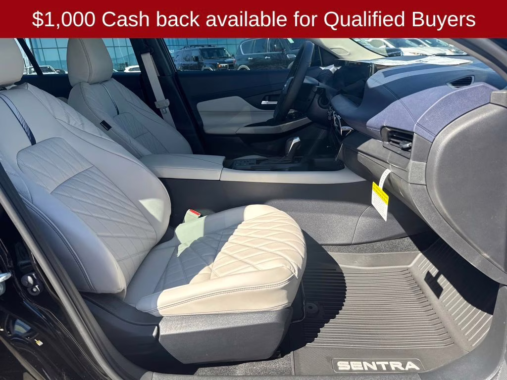 2026 Super Black Nissan Sentra SL FWD Sedan