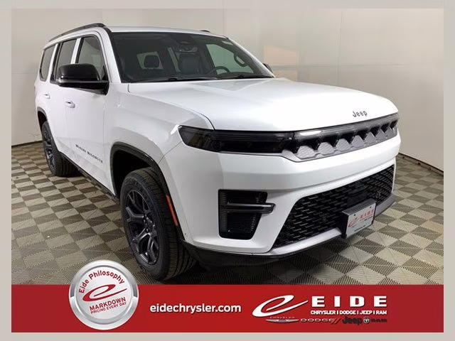 2026 Bright White Clearcoat Jeep Grand Wagoneer Limited Altitude 4X4 SUV