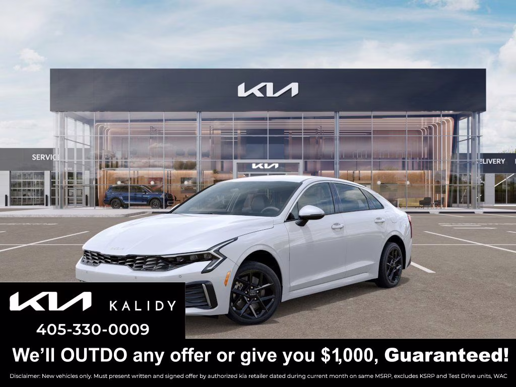 2026 Snow White Pearl Kia K5 LXS FWD Sedan
