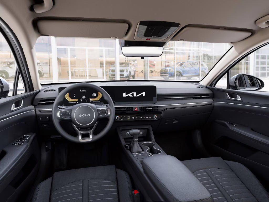 2026 Snow White Pearl Kia K5 LXS FWD Sedan