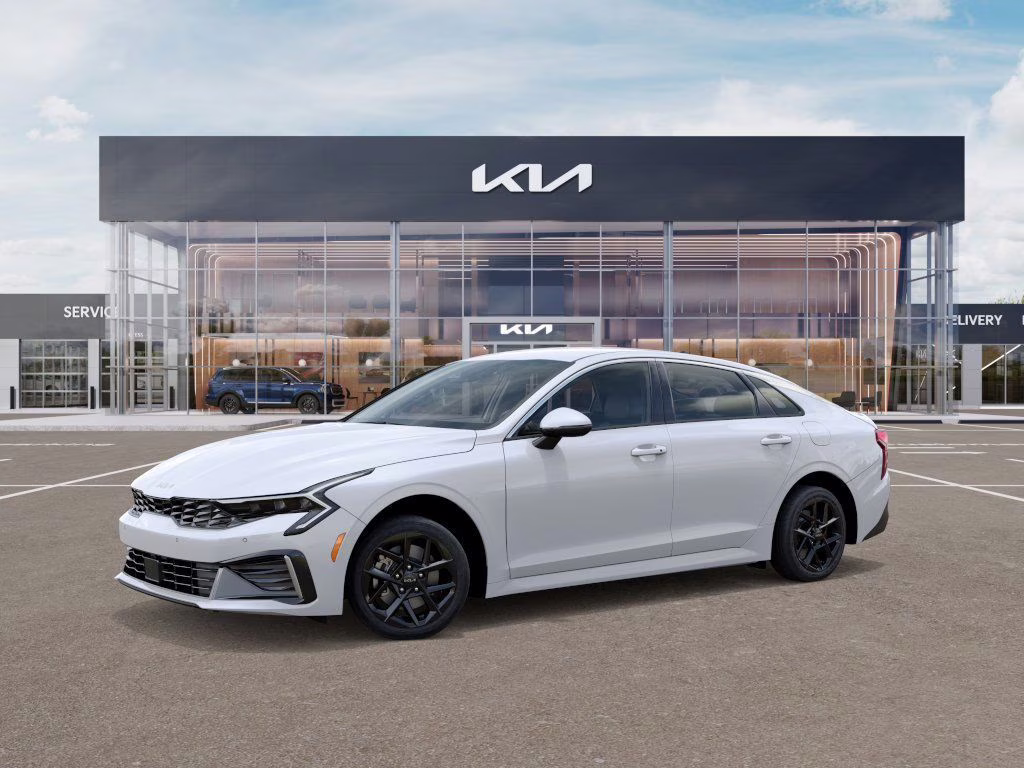 2026 Snow White Pearl Kia K5 LXS FWD Sedan