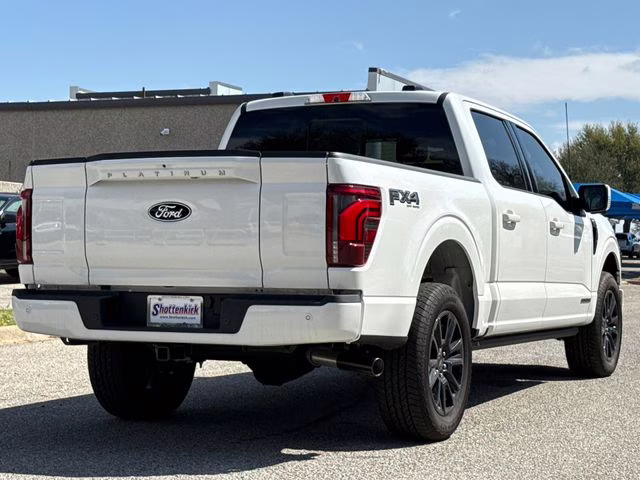 2025 White Metallic Ford F-150 Platinum 4X4 Truck