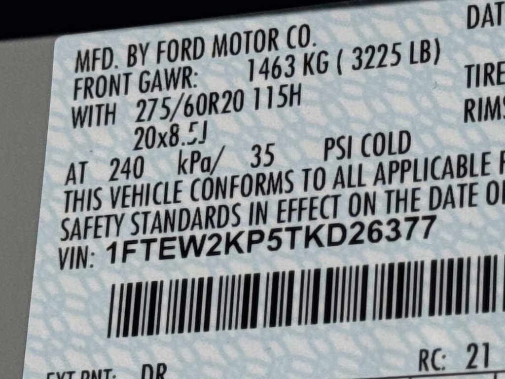 2026 Avalanche Ford F-150 STX RWD Truck