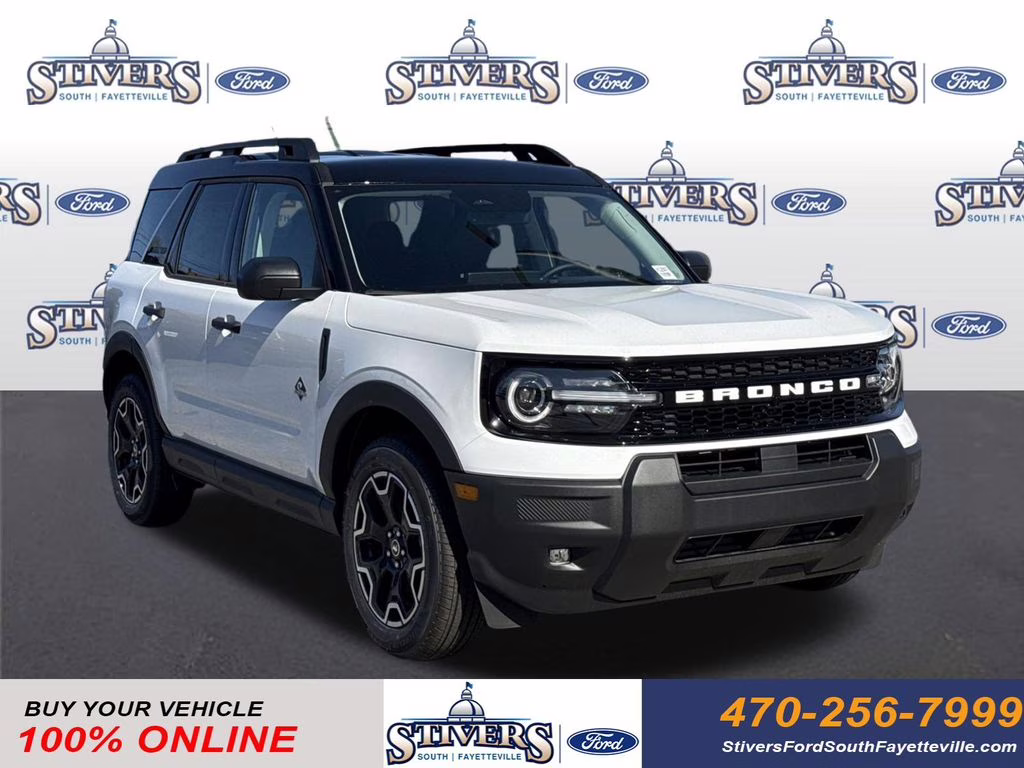 2026 Oxford White Ford Bronco Sport Outer Banks 4X4 SUV