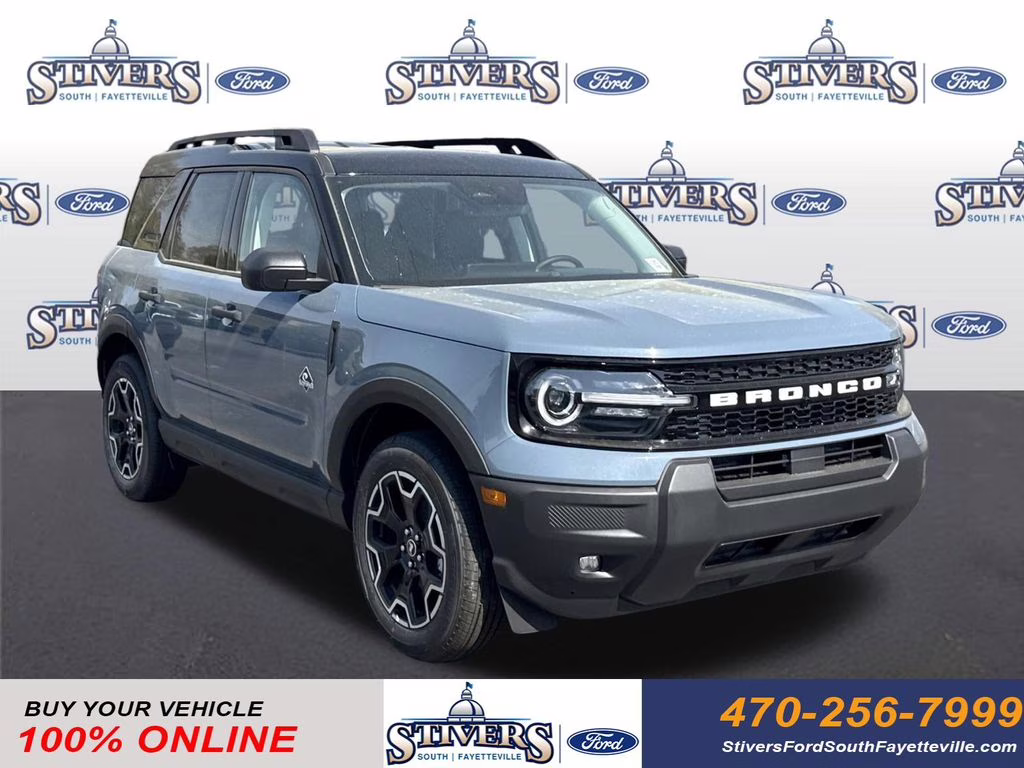 2026 Azure Gray Metallic Ford Bronco Sport Outer Banks 4X4 SUV