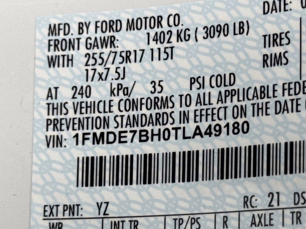 2026 Oxford White Ford Bronco Big Bend 4X4 SUV