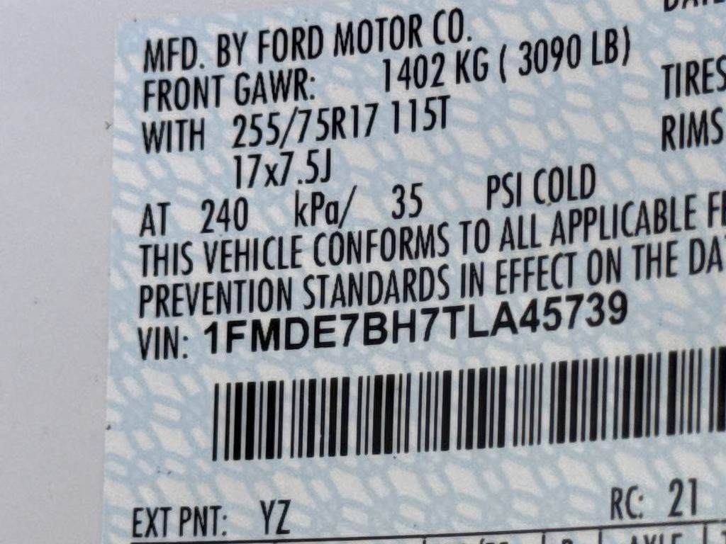 2026 Oxford White Ford Bronco Big Bend 4X4 SUV