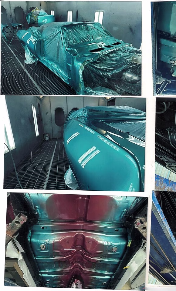 1968 Meridian Turquoise Pontiac GTO - #s Match 400C.I., Vintage Air Convertible