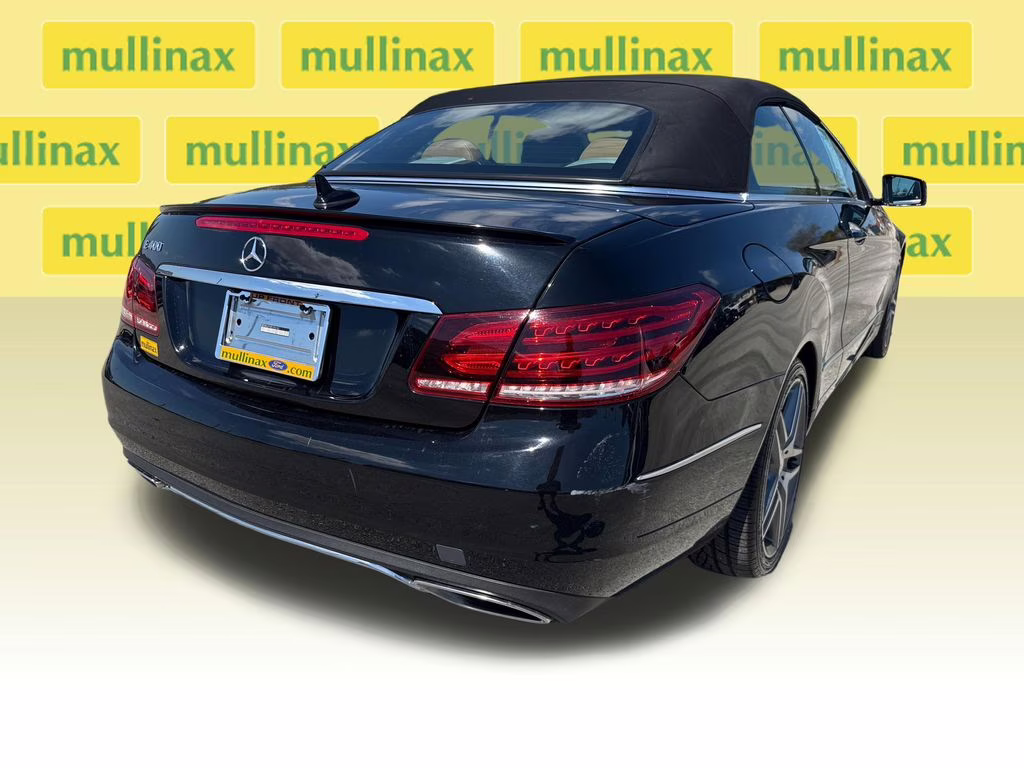 2015 Black Mercedes-Benz E-Class E 400 RWD Convertible