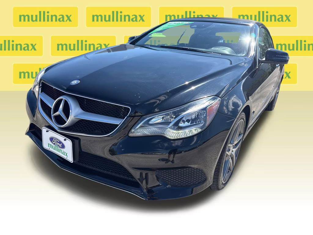 2015 Black Mercedes-Benz E-Class E 400 RWD Convertible